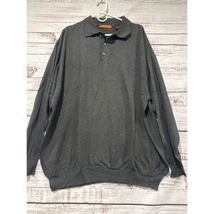 Axis Made in Italy Sweater Men's Size 4XT Charcoal Grey